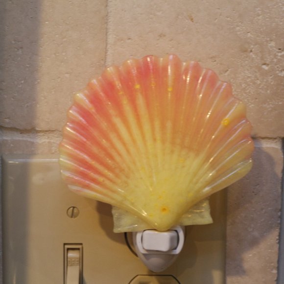 Resin Shell Night Light that Glows in Dark when light is not on - Picture 4 of 4